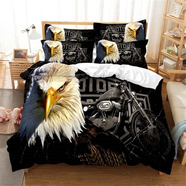 

bedding sets 3d eagle set  duvet cover bed cotton bedroom