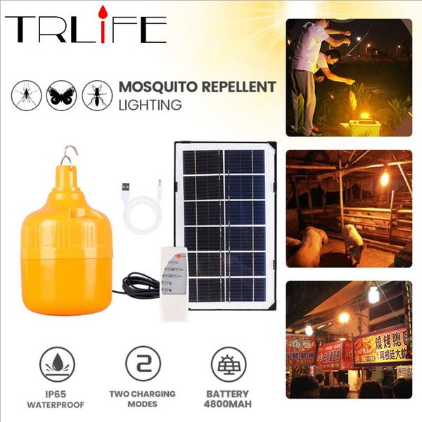 

portable lanterns 3in1 150w solar mosquito repellent lamp camping lantern light workshop emergency bulb powerful