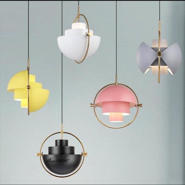 

pendant lamps modern rotatable lights nordic designer hanglamp for dining room cafe bar light suspension living decor e27