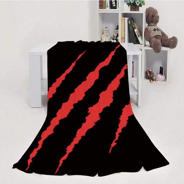 

claws desig - - south korea,house flannel throw microfiber blanket claw mark 40''x50''(wxl)
