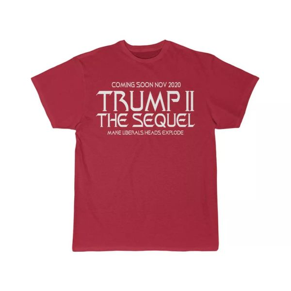 

trump ii the sequel coming soon nov 2020 short sleeve tee, White;black