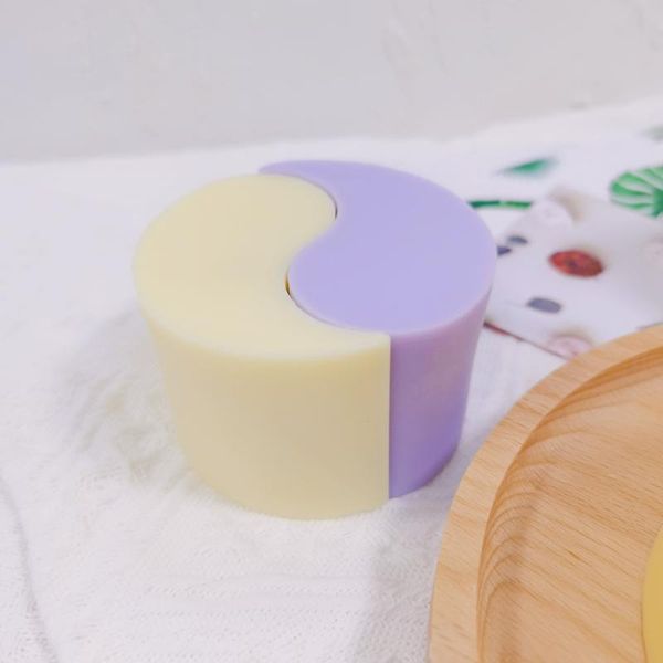 

craft tools design abstract soy wax silicone mould yin yang candle mold for aesthetic home decor