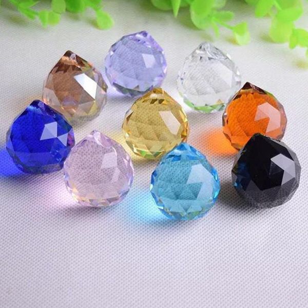 

other home decor glass balls mixed color crystal faceted accessories chandelier prism decoration hanging g7y2