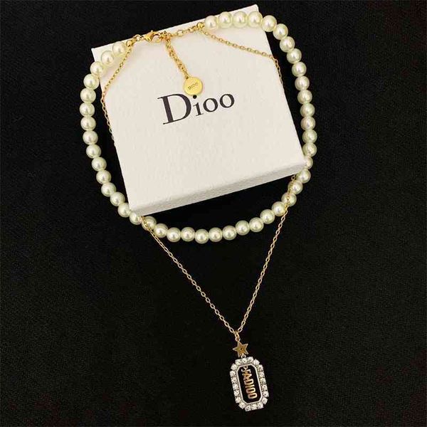 

75% off outlet online family letter female net red star neckchain necklace electric color separation pearl earrings 7hh4, Black