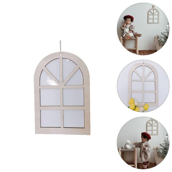 

decorative objects & figurines wall hanging hollow window pendant decor home children room decoration prop