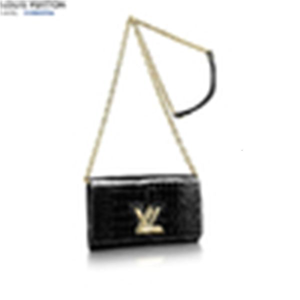 

leather phone n92023 twist chain wallet women real brand long wallets chain wallet pouches key card holders designer cases luxury purse clut, Red;black