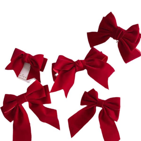 

girls hair accessories hairclips bb clip barrettes clips the red large bow hairpin net redhead accessorized with simple card headpiece d3357, Slivery;white