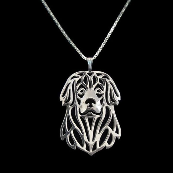 

pendant necklaces leonberger necklace jewelry women friend choker, Silver