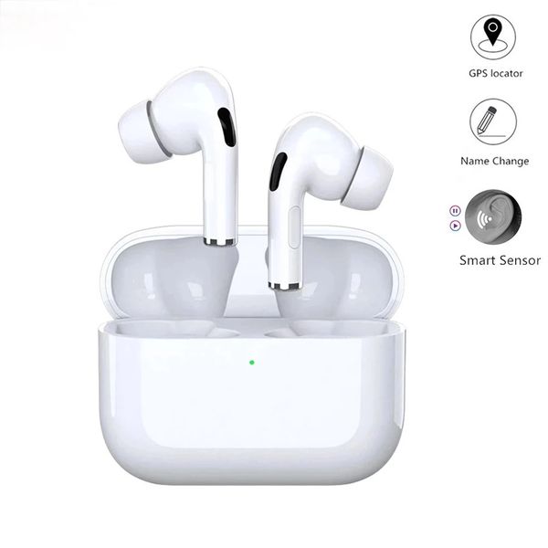 

airpods pro earphones wireless charging bluetooth fast connection warter proof white color for mobile phone earbuds