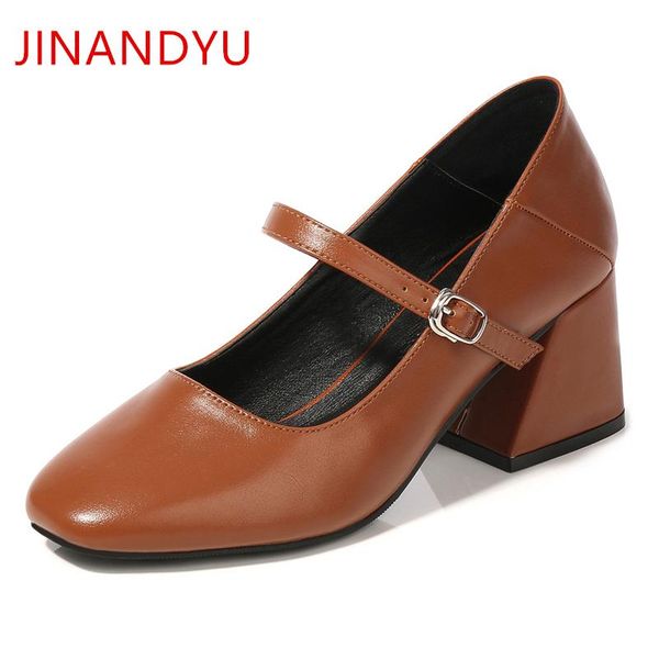 

dress shoes 35-46 big size high heels and pumps women comfy fashion mary jane chunky heel sandal, Black