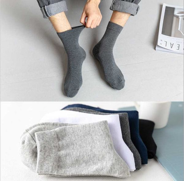 

men's socks 10 pairs spring autumn sport breathable cotton cycling basketball soccer running busstrekking travel, Black