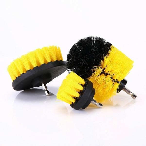 

car sponge 2/3.5/4 inch drill scrubber brush 3pcs for valeting detailing bathroom