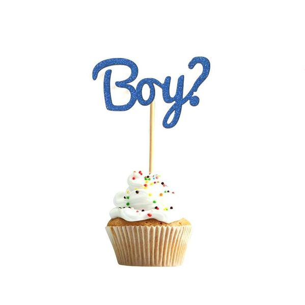 

cake tools boys girl gender reveal insert card 122972