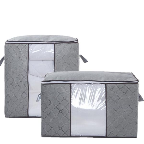 

storage bags non-woven quilt clothes wardrobe closet bag organizer sock toy sundries for pillow