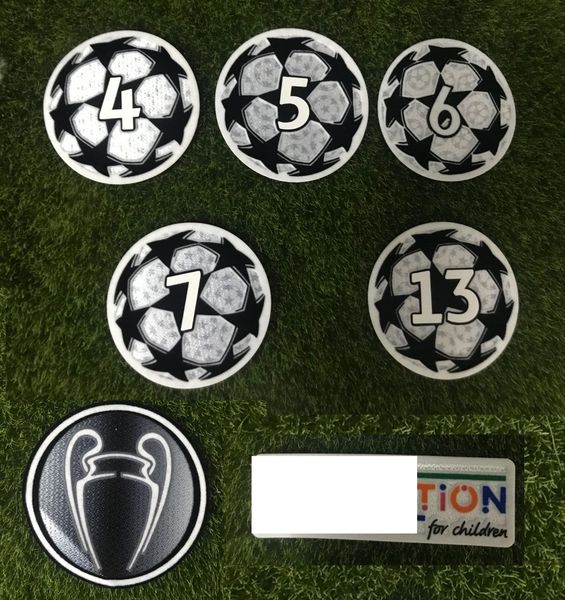 

collectable new champions cup ball and respect patch football print patches badges stamping heat transfer pattern