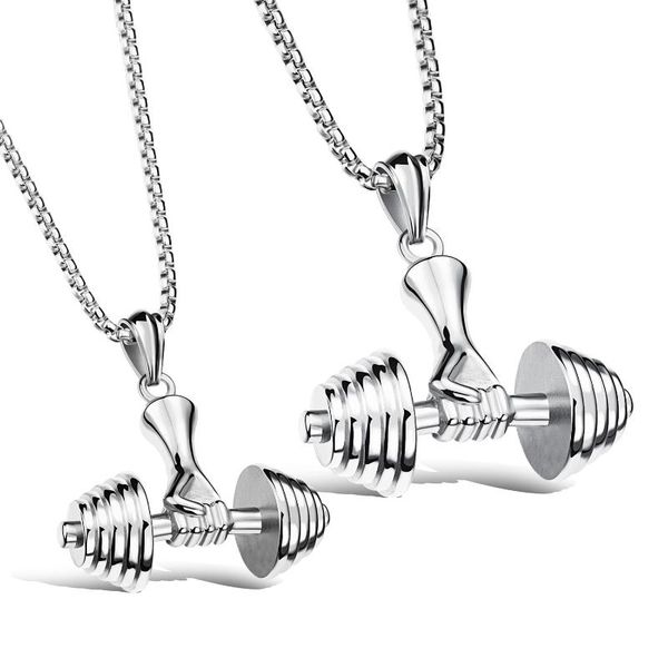 

silver personalized table bell stainless steel jewelry necklace pendant for men necklaces