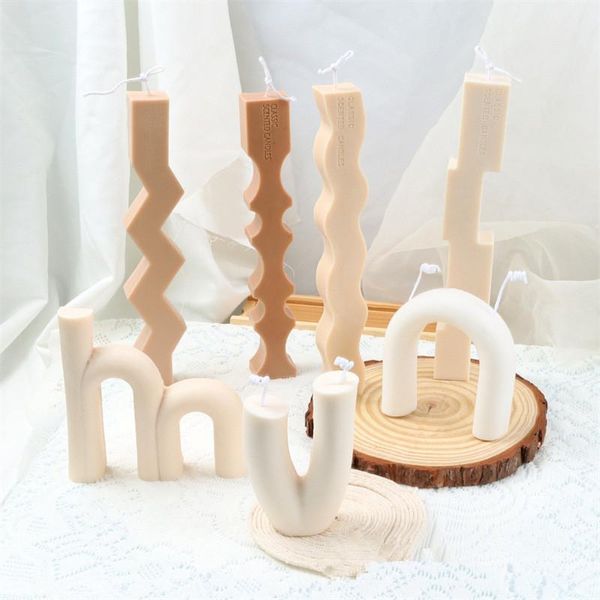 

craft tools candle mold various silicone irregular shaped strip mould european simple chocolate cake baking tool