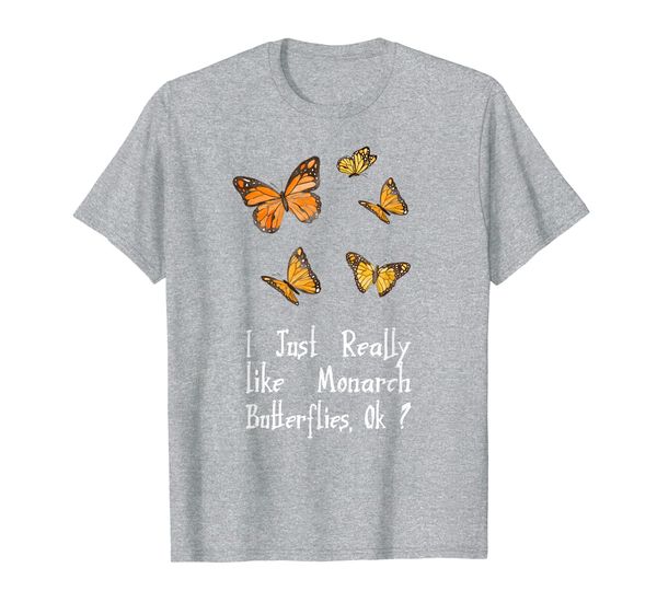 

i just really like monarch butterflies, ok got milkweed tee t-shirt, White;black