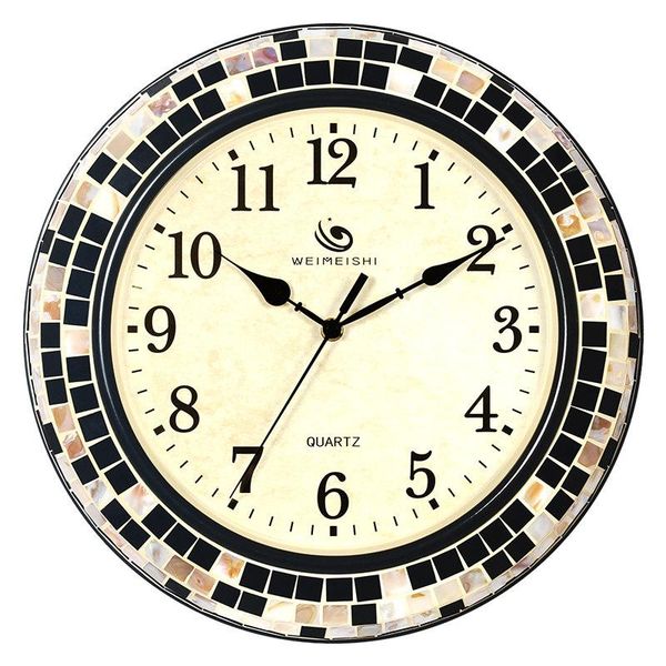 

wall clocks living room modern minimalist creative clock mute fashion bedroom personality metal shell nordic quartz 38cm