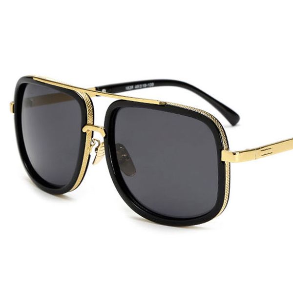 

fashion square men sunglasses popular colorful eyeglasses classic travel party outdoor vintage metal sunglasses uv400, White;black