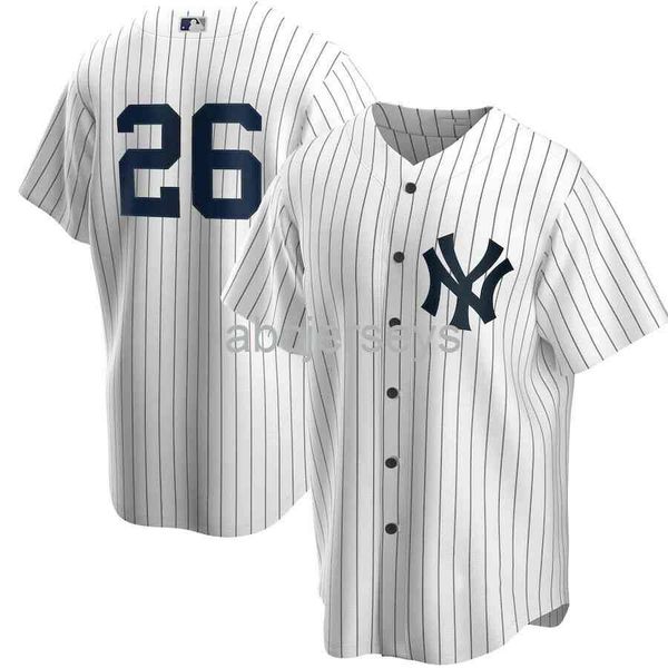 

dj lemahieu #26 white aop baseball jersey xs-6xl, Black