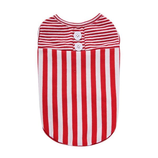 

dog apparel 2021 style pet clothes stripes vest feet teddy small dogs gou yi