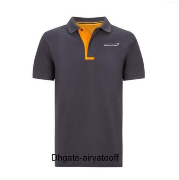 

summer t shirts men's polo suit f1 formula one racing brand t-shirts mens womens casual sports short sleeve race jersey with custom sty, White;black