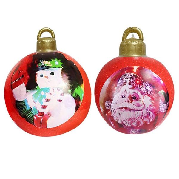 

party decoration christmas tree ornaments 23.6inch outdoor pvc inflatable decorated ball giant ba