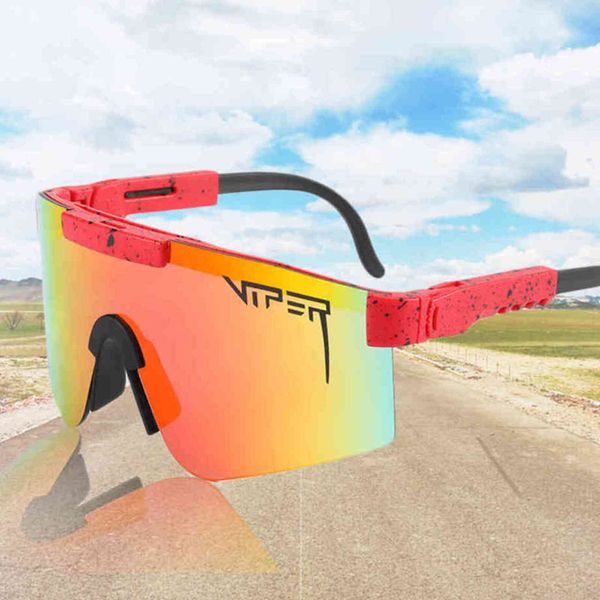 

pits and viper sun frame mirrored lens outdoor windproof cycling sport protection for men womenjop, White;black