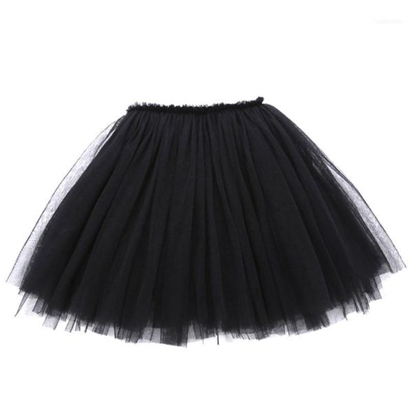 

skirts baby girls tutu kids elastic waist pettiskirt girl princess tulle skirt black ball gown children clothing toddler1, Blue
