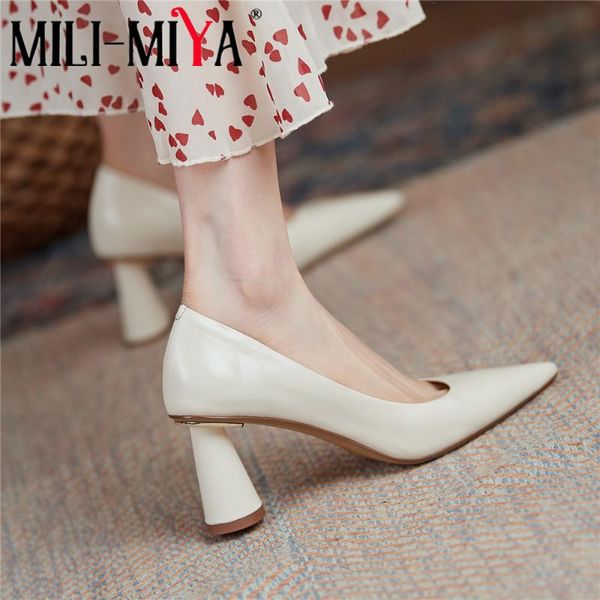 

mili-miya attractive square toe round heel women mules slip on slides summer pleated irreladies office shoes dress, Black