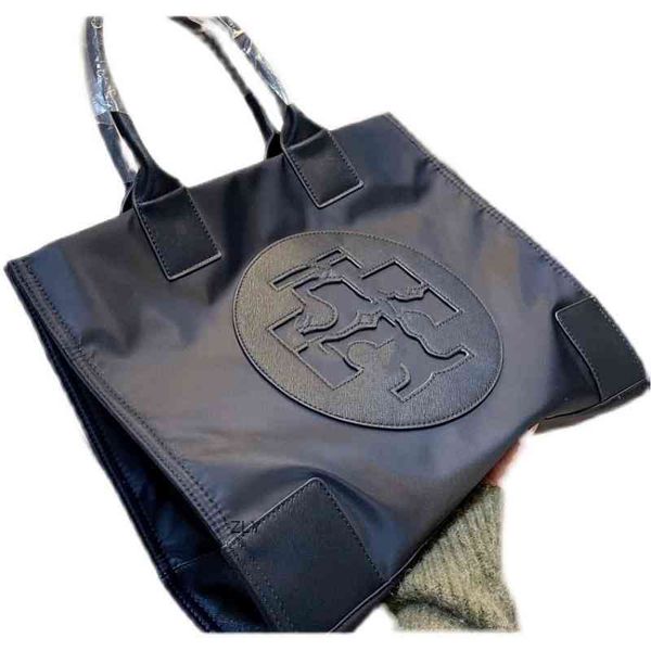 

tb new color contrast waterproof nylon one shoulder shopping bag mom business lady computer tote bag zly bags