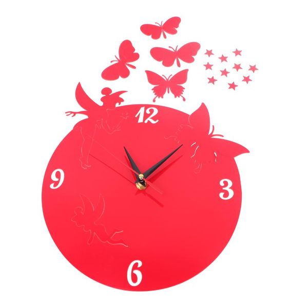 

wall clocks 1pc european style clock 3d stereoscopic decorative acrylic number hanging decor mirror crea