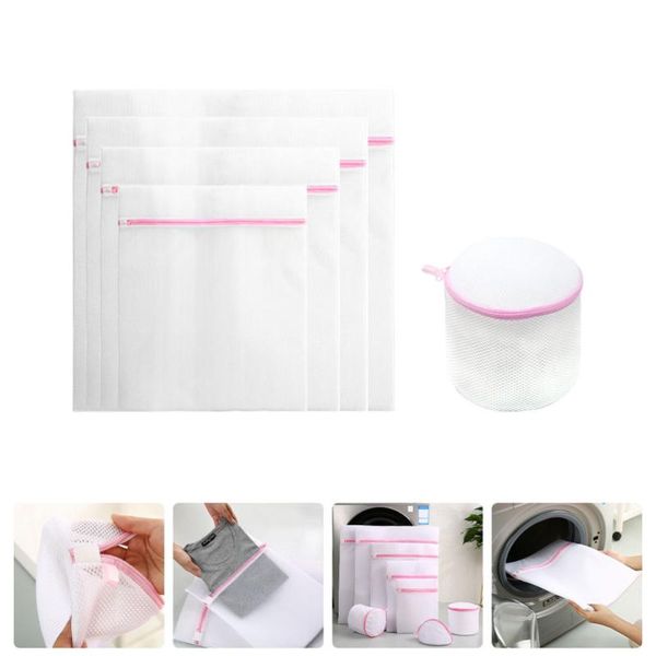 

laundry bags 5pcs mesh bag wash travel storage clothing )