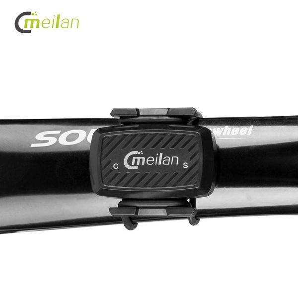 

bike computers meilan c1 bicycle speed cadence sensor bt4.0 ant+ wireless connect with mtb cycling computer apps data transfer speedometer