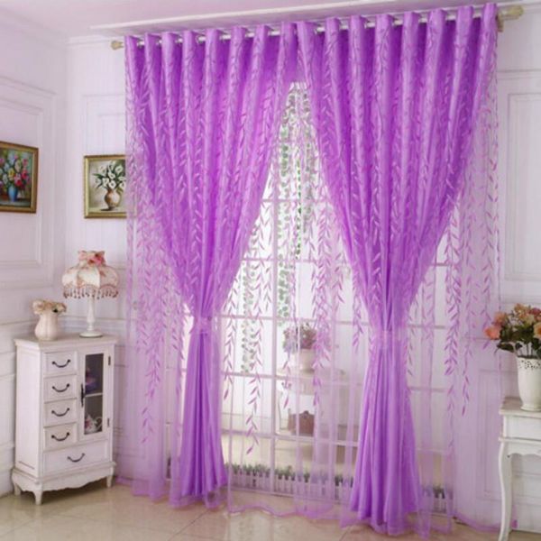 

1pcs simple thick double-sided jacquard curtain finished shading cloth yarn material living room bedroom door f8296 & drapes