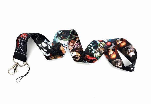 Handygurte Charms 100 Stück Cartoon Japan Anime Death Note Umhängeband Handy Schlüsselanhänger Ausweishalter Abzeichen Ketten Schmuck Zubehör Großhandel Neu