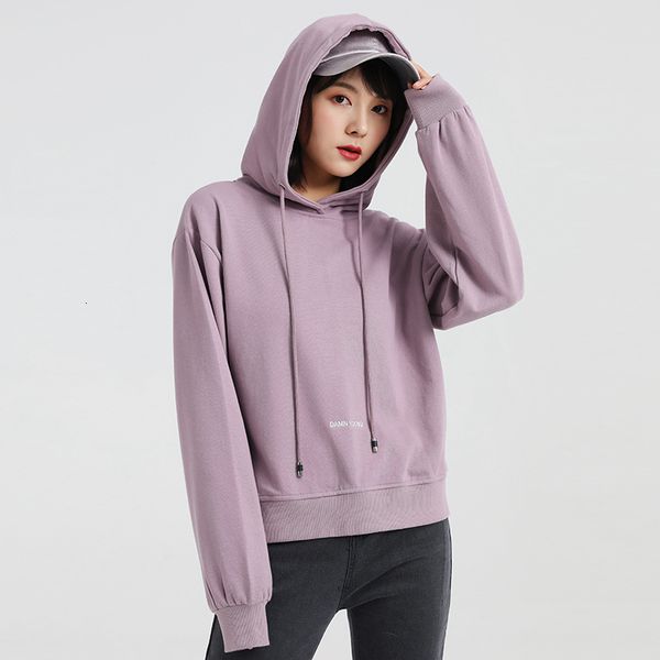 

hoodies chic spring and autumn simple short hooded pullover women's embroidered bottoms sportswear fashion, Black