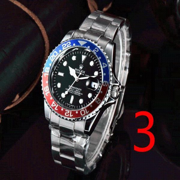 

wristwatches fashion men's luxury designer mechanical watch classic black steel band calendar business brand gift 055, Slivery;brown