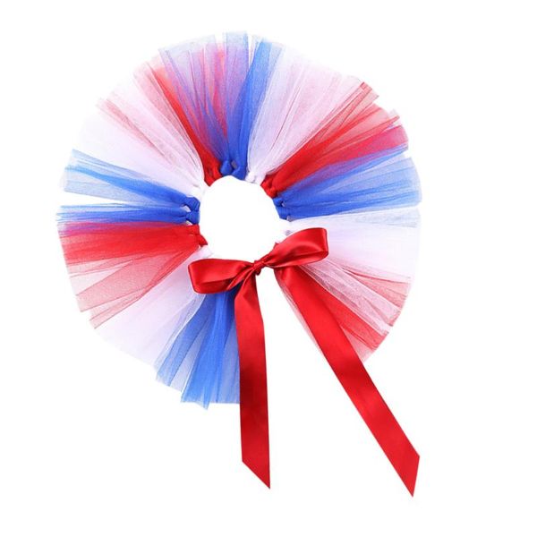 

pet gauze skirt american independence day mesh skir beautiful clothes dog dress supplies for puppy apparel