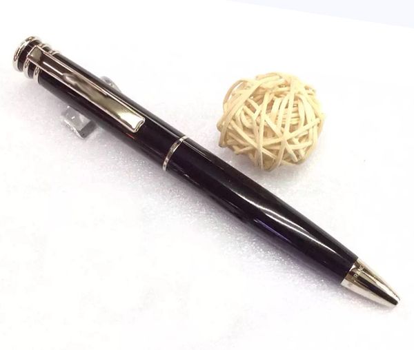 

2021 classic luxury metal black signature pens smooth rod 5a quality ballpoint pen comfortable writing stationery @@ yamalang3