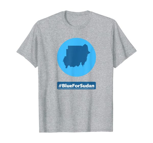 

blue for sudan, the civil state is our dream t-shirt t-shirt, White;black