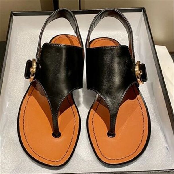 

roud toe solid new sandals women zapatos mujer rome retro leather female shoes, Black