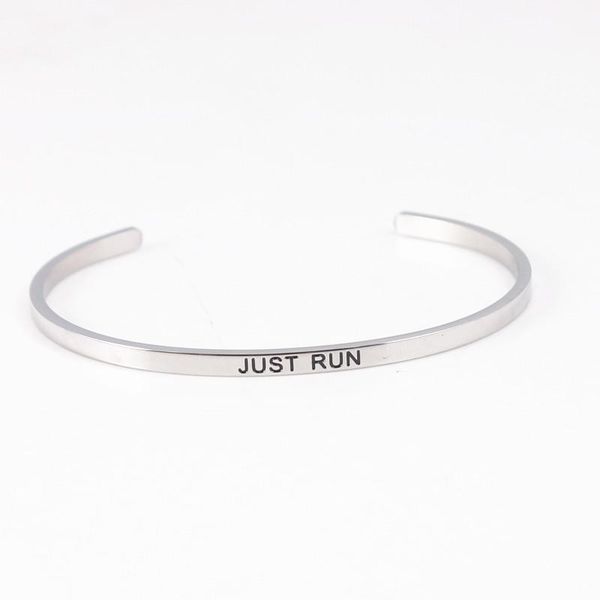 

bangle 4 kinds of meanings friend bracelet stainless steel ladies friendship cuffs open girl girlfriend gifts, Black