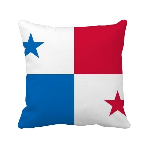 

pillow panama national flag north america country throw square cover