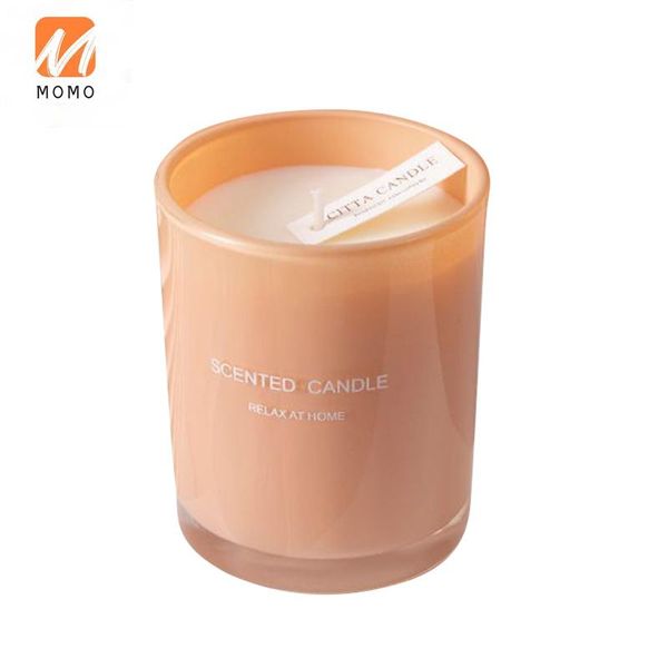 

candle cup glass smoke-romantic indoor bedroom girl soothing and fragrance storage bottles & jars