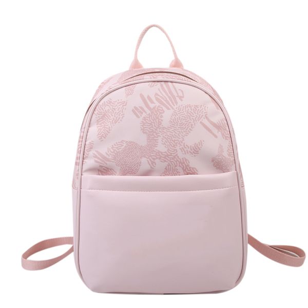 2021 Studenten-Outdoor-Taschen-Rucksäcke in rosa und schwarzen Farben mit Buchstaben, gute Qualität, versandfertig
