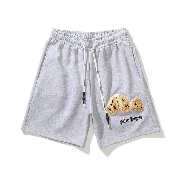 

pa/lm pa angel shorts trend decapitated teddy bear men's and women's towel cotton embroidery print casual pants summer rb9s, White;black