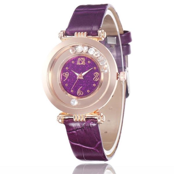 

wristwatches fashion women watches simple romantic rose gold watch women's wrist leather belt ladies relogio feminino, Slivery;brown