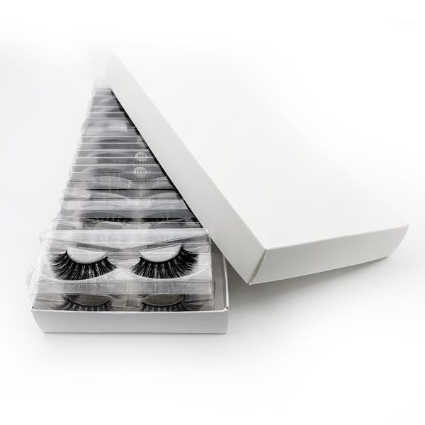 

pairs eyelashes hand made mink 3d hair lashes natural makeup volume false1